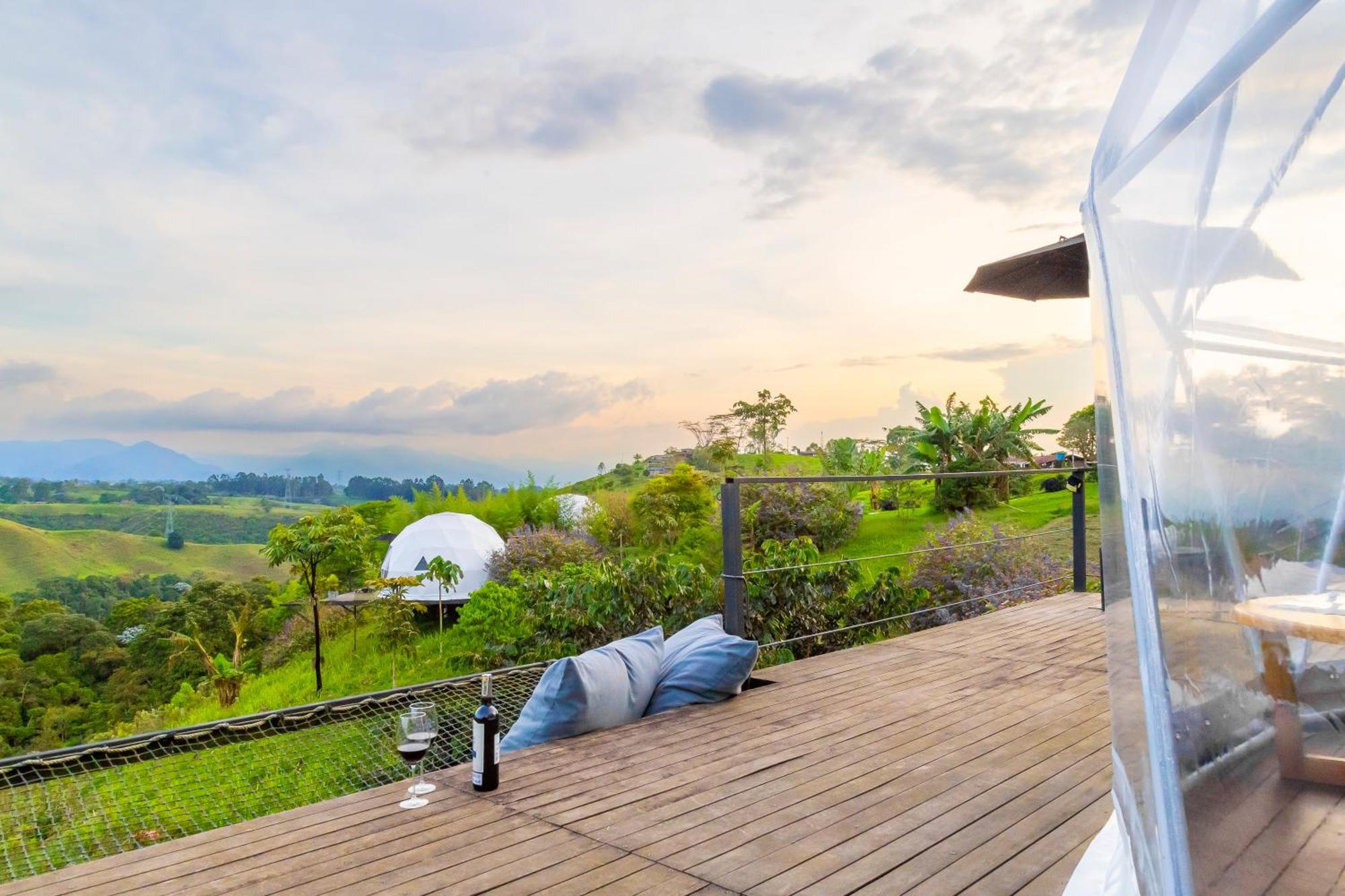 Ecohotel Monte Tierra Habitaciones Y Glamping Филандия Экстерьер фото